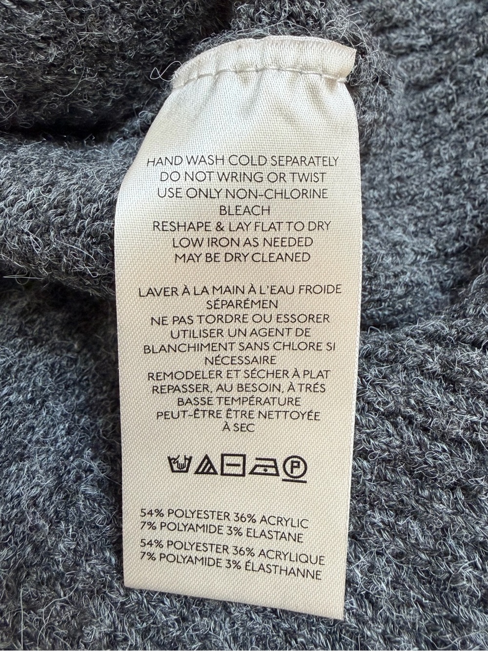 Free People School Girl V-Neck Cardigan in Charcoal Size Large - Picture 12 of 14